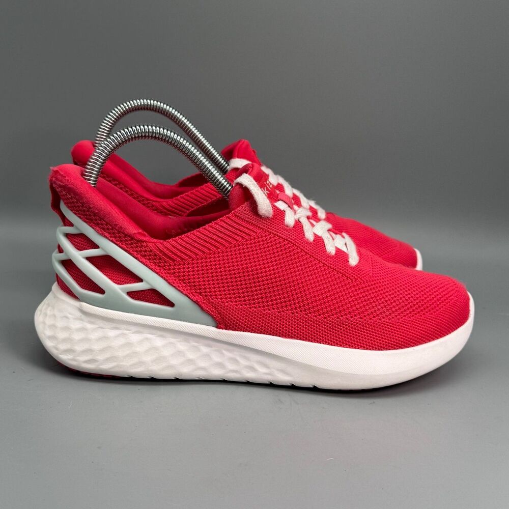 Kizik Athens Women 7 Wide Magenta Pink Red Hands Free Comfort Athletic Sneakers